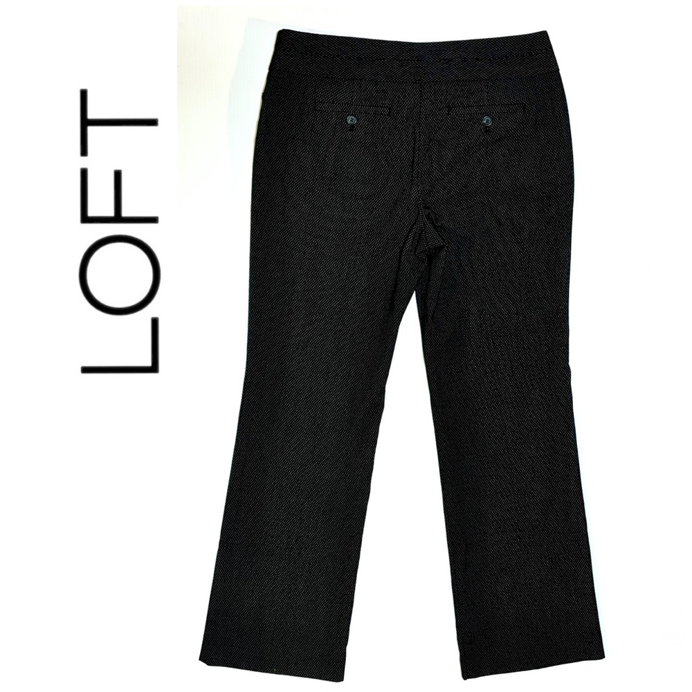 LOFT Original Fit Pants Black White 10